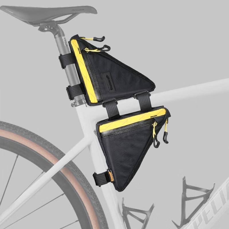 Cycling Triangular Pouches Front Top Tube Bag Waterproofs Bicycles Frame Bag Cycling Tool Triangular Storage Pouches