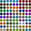 50Pcs 681012Mm Doll Glass Eye Round Dragon Cat Eyes In Pairs Flatback Cabochons Decoration Keychain Diy Accessories