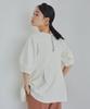 Tunic Blouse with Back Zipper [BIS] Women's Off-the-Shoulder (15)