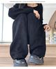 Pantaloni tricotati cu talie inalta, cu model jacquard si croiala larga, pentru femei, Colectia Toamna/Iarna 2025