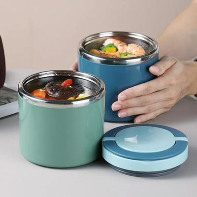 630/1000ml Lebensmittel-Thermobehälter Isolierter Suppenbecher Thermosbehälter Edelstahl Lunchbox Thermo Hält Heiß für Schulkinder