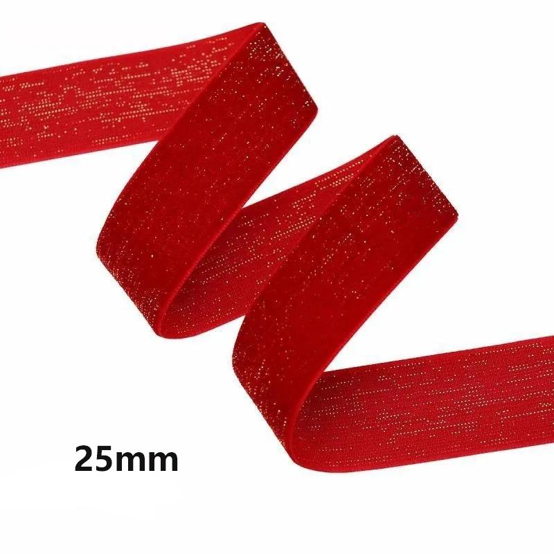 5m Red Ribbon Christmas Decoration Home Room Decor Christmas Tree Artificial Pendant For New Year Cake Craft Gifts Box Accessory