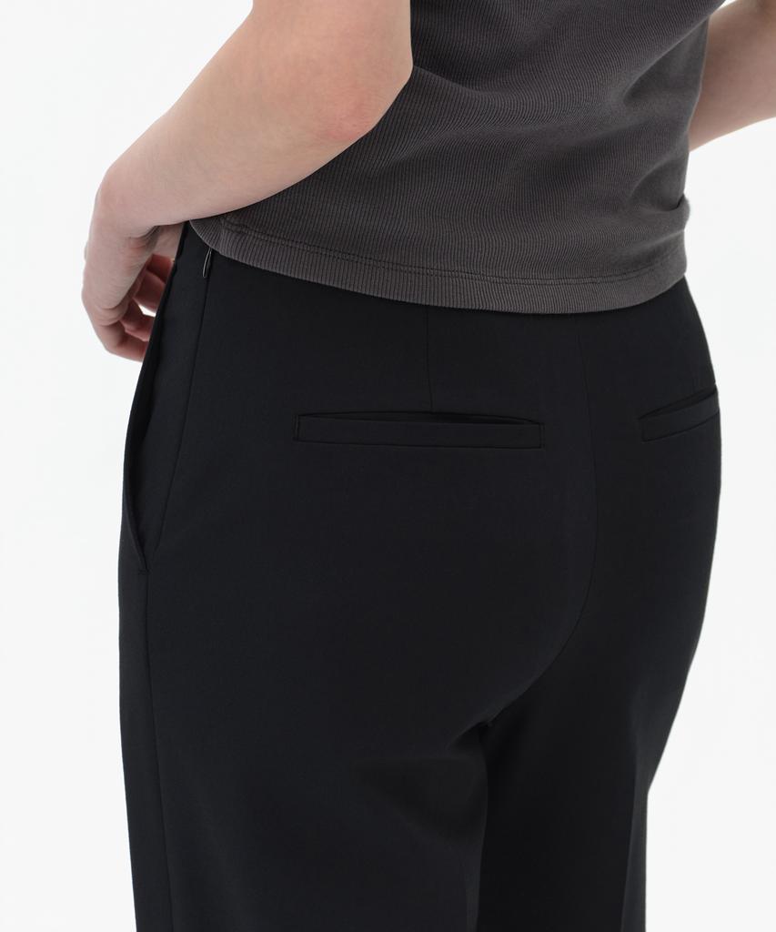 MUSINSA STANDARD WOMAN Women'S Detachable Pleated Mini Skirt Slacks [Black]