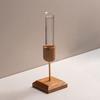 Plant Propagation Station Wooden Stand with Glass Test Tube Vase