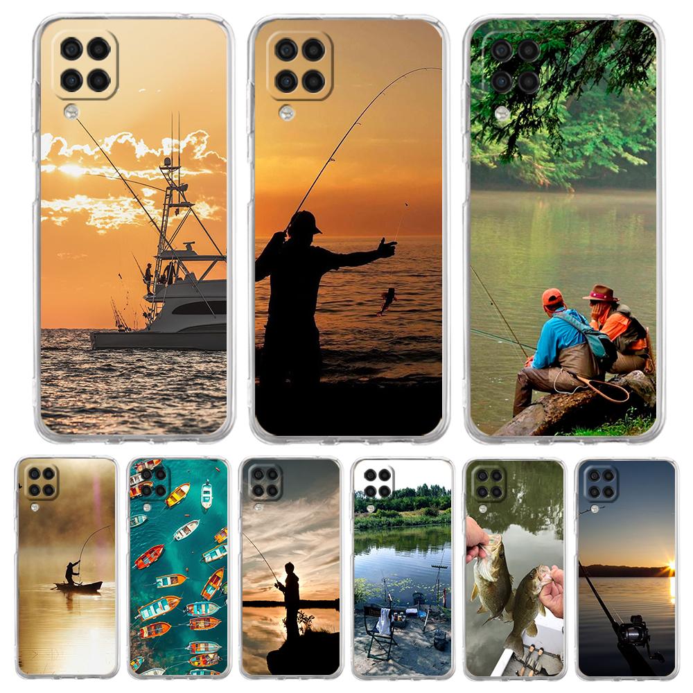 Fishing Phone Case For Samsung Galaxy A13 A33 A35 A55 A73 A53 A23 A51 A71 A21S A12 A31 A41 A05s A03S A15 A25 A32 5G Cover
