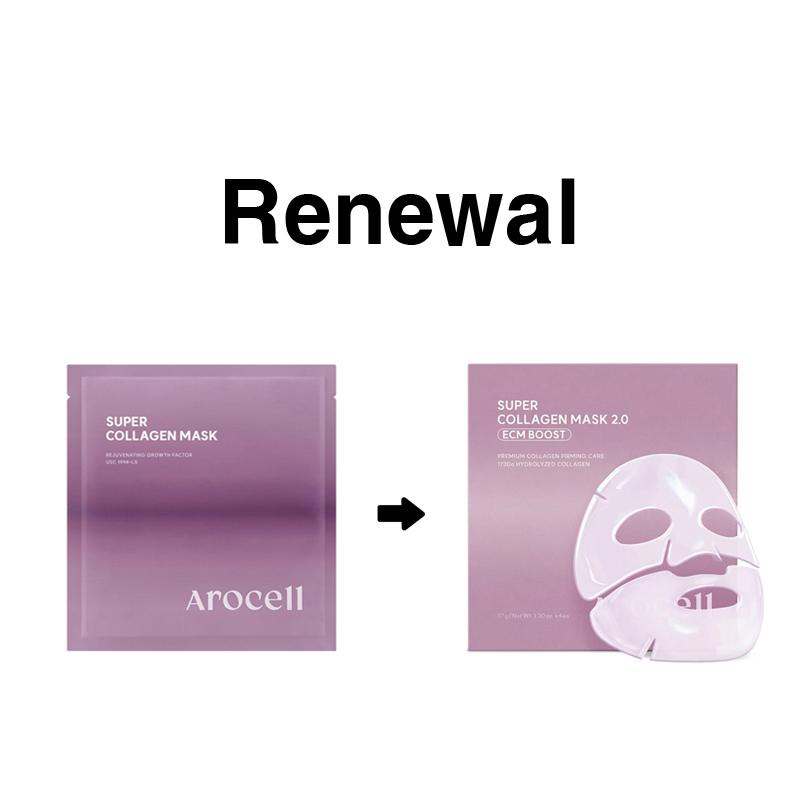 AROCELL Super Collagen Mask 2.0 ECM BOOST 37g*4EA