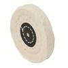 [Premium Polisher] Premium 1pc Fabric Polishing Wheel | White and Black Pads for Jewelry, Mirrors, and Power Tools, No Electricity Needed