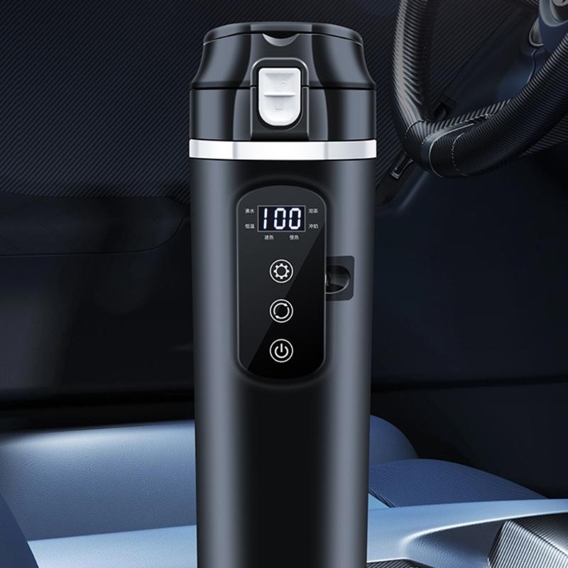 12V 24V Elektrischer Wasserkocher für das Auto, Reise-Elektro-Tee-Kaffee-Kessel, Schneller Wasserkocher & Erhitzer, Automatische Abschaltungen