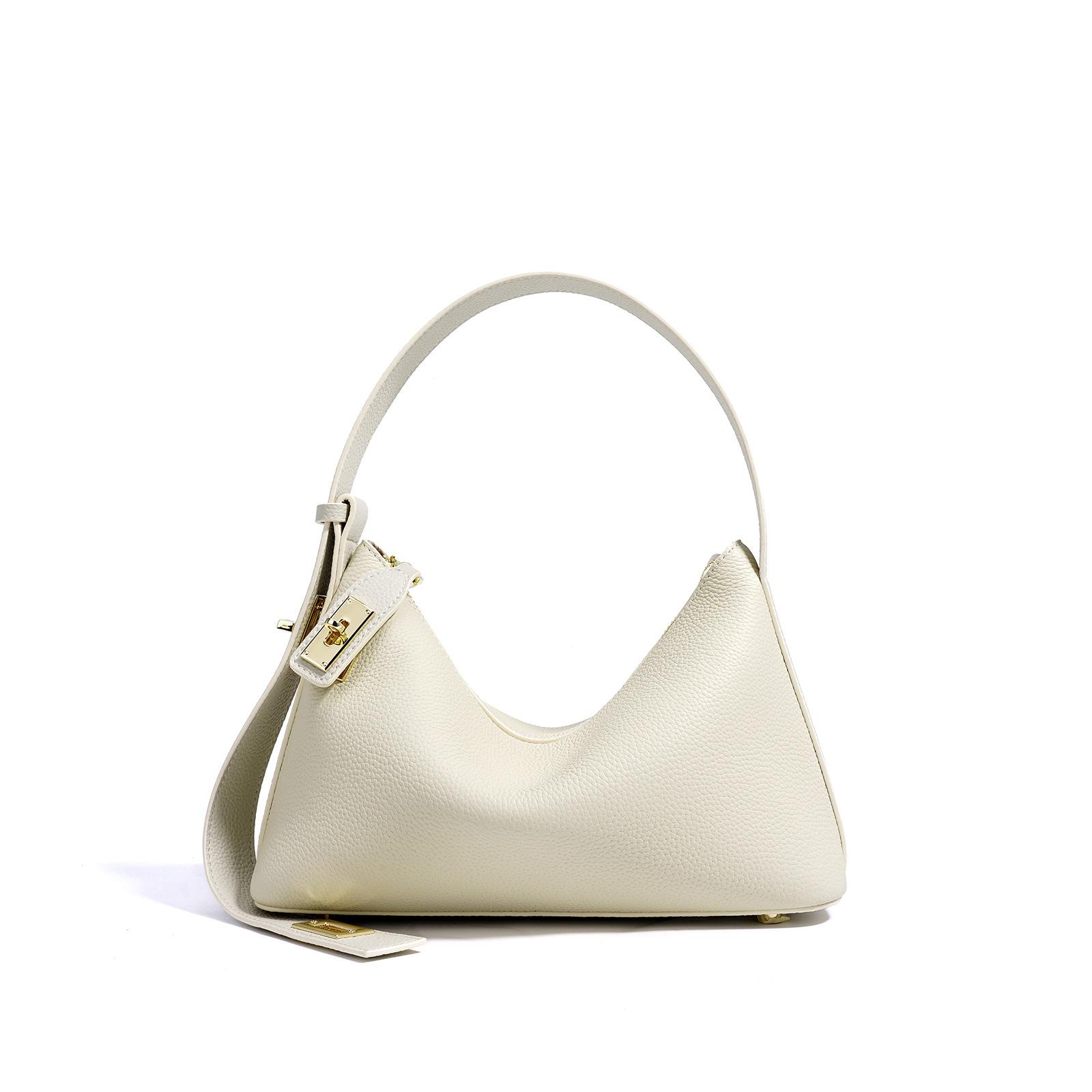 Spring Togo Cowhide Genuine Leather Women s Pillow Bag Niche Design Underarm Shoulder Handbag Fashion Daily Commute Bag