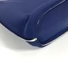 CHANEL Metal handle Bag Tote Bag Hand Bag polyamide Navy