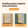 Hole Board Dormitory Wall Shelf Free Punching Adhesive Study Wall Mount Students Study Wall Mounted Storage Rack Home Decoration