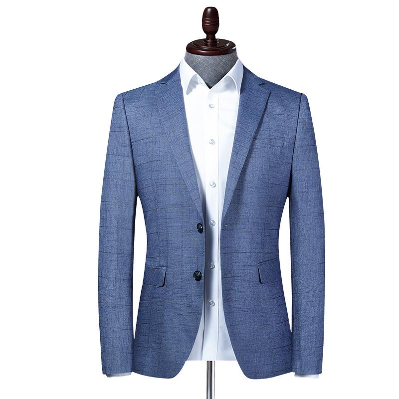 Abito da uomo primaverile in stile coreano slim fit per giovani e mezza età, piccolo abito casual, giacca singola