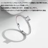 Hanayaka Women's 925 Sterling Silver Moissanite Proposal Ring, Simple Platinum Finish with Small Artificial Diamonds, Popular Engagement Ring for Wome