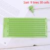 1set 9lines 30 Cells Braille Writing Board Practical School Plastic Braille Portable Writing Board With Stylus School Braille