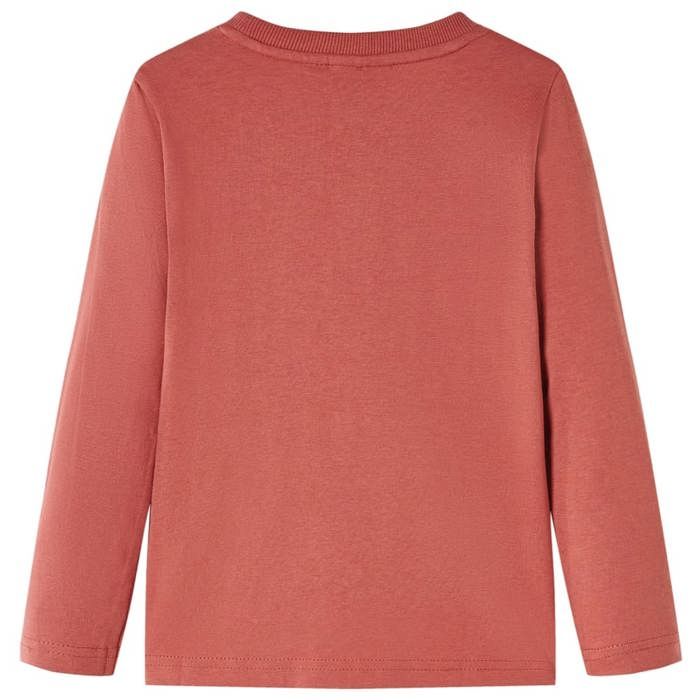 T-shirt enfants à manches longues henné 92/104/116/128/140