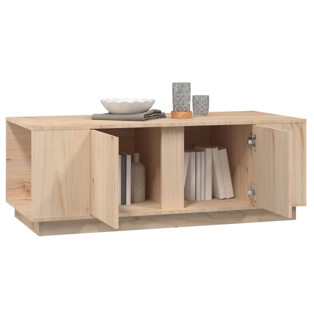 Coffee Table 110 X 50 X 40 Cm Solid Pine Wood