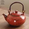 Japanese Gongfu Kiln-Glazed Ceramic Teapot with Filter