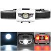 3W LED Stirnlampe Rotes und Weißes Licht Angel-Stirnlampe für Outdoor-Aktivitäten Picknick Wandern Bergsteigenweiß