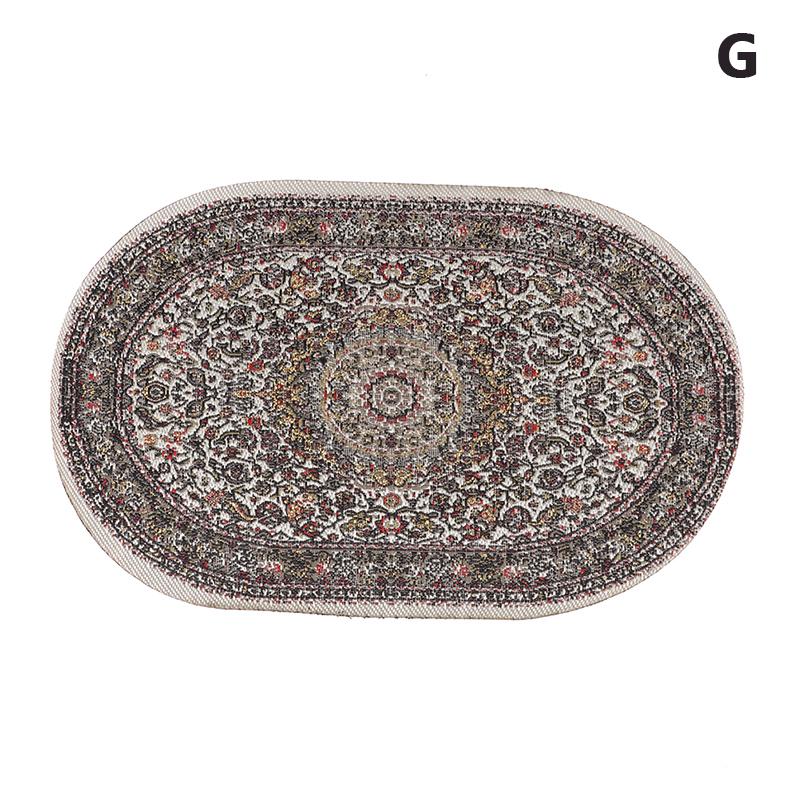 1 adet 1:12 Dollhouse Minyatür Zemin Halı Örtüsü Halı Zemin Mat Modeli Yatak Odası Oturma Odası Dekor Oyuncak Bebek Evi Aksesuarları