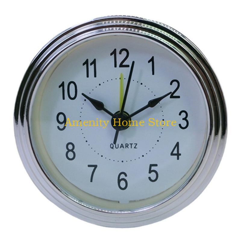 

F26C Classical Snooze Alarm 78mm Clock Insert with Arabic or Roman Numbers Clock Movement Watch Insert for Clock Replacement