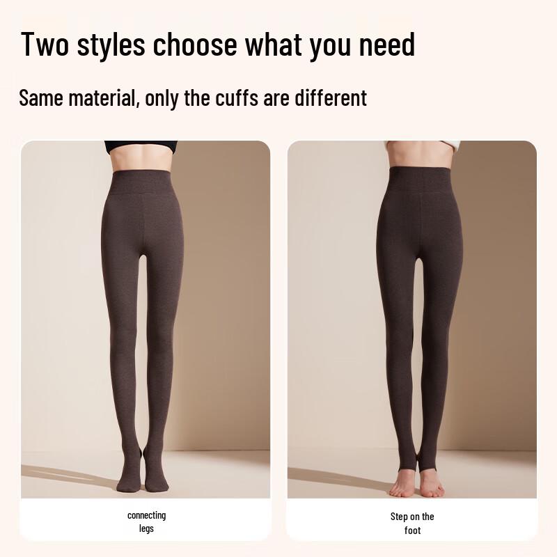 MaoRen Damen High-Waist Schlankmachende Druck-Leggings