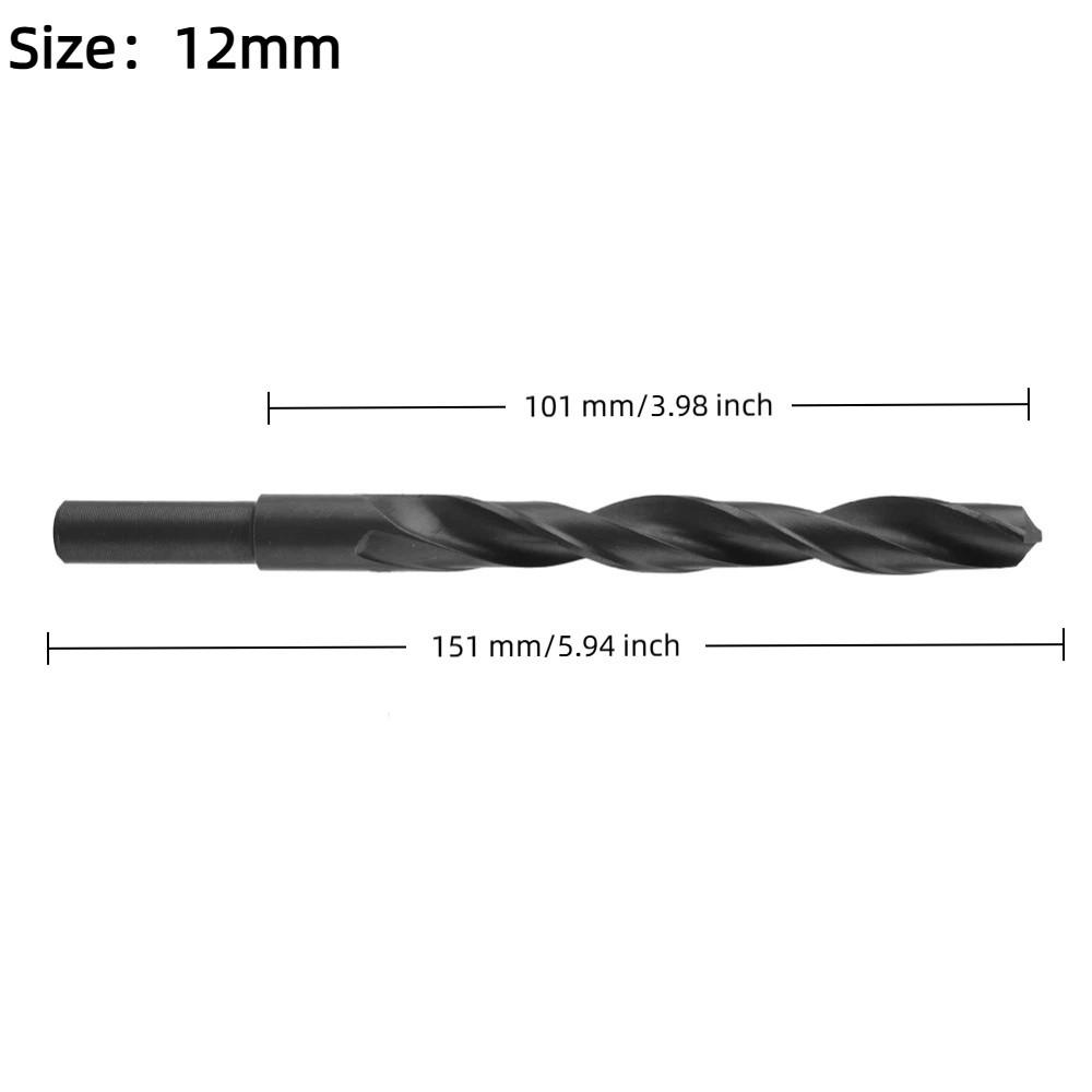 Nitriding Black Reduced Shank Drill Bit High Speed Steel Twist Drill Bit Machine Drill  Wood