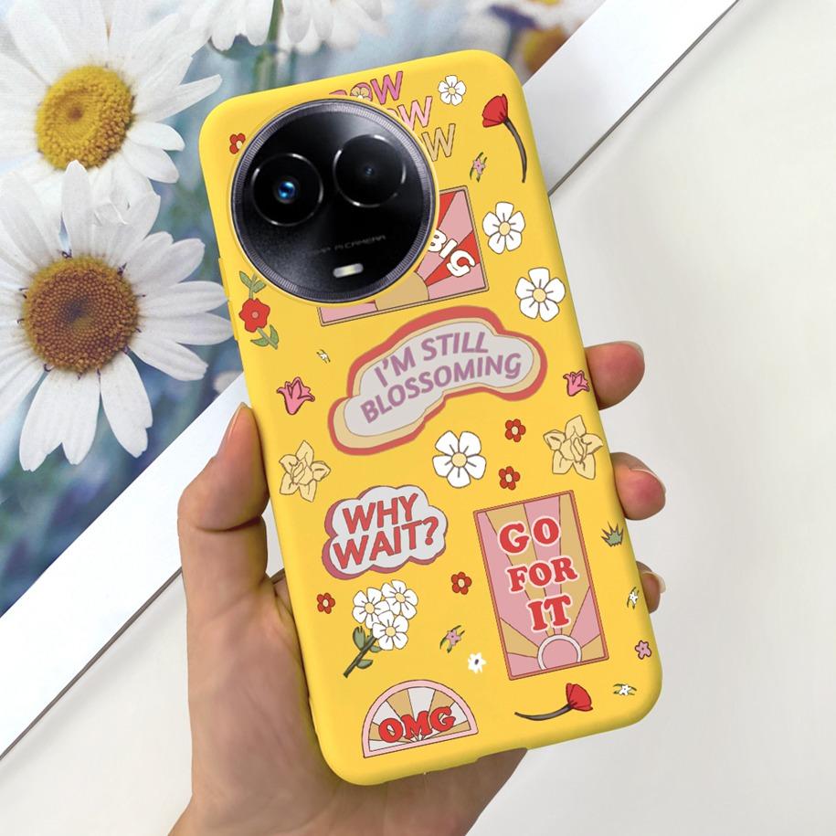 Shockproof Case For Realme 11 5G / Realme 11X Phone Cover Fashion Girls Soft Silicone Funda For Realme11 11 X 2023 RMX3785 Coque