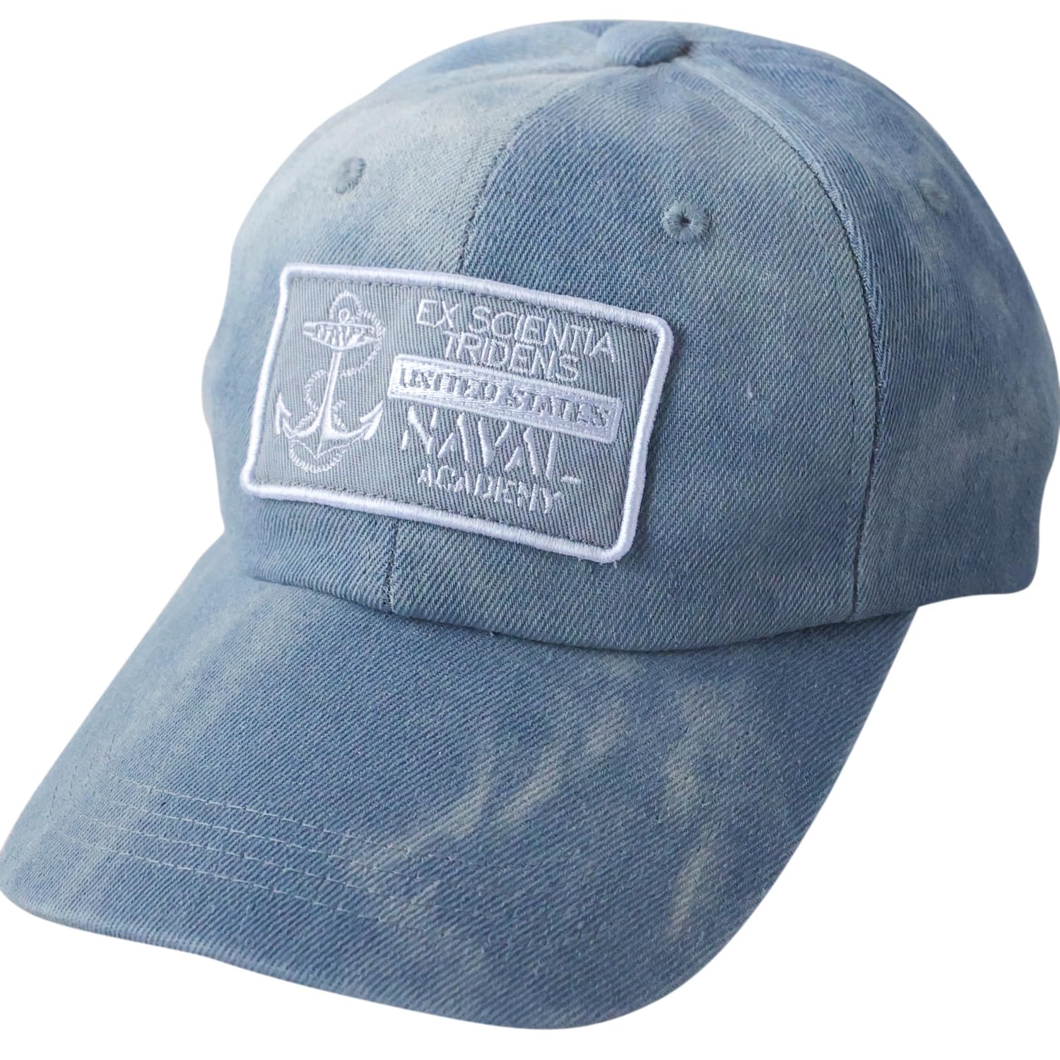 

Avirex Military Faded Denim Cap with American Summer Baseball Sax Men s Low-Profile Embroidery, MA-1 Style, Casual, Cap, (068)