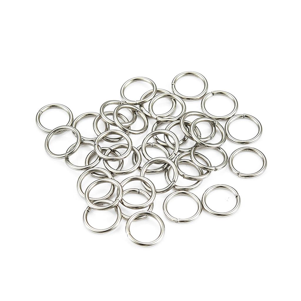 200pcs/Lot Stainless Steel Jump Rings Connectors Links Hooks for DIY Jewelry Findings Making Charms Dangle Accessories
