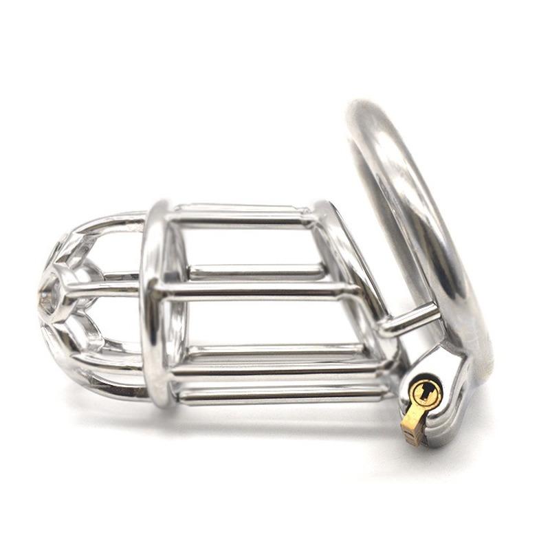 Penis Cage  Sex Toys for Men Stainless Steel Cock Rings BDSM  Slave Ball Stretcher Urethral Chastity Scrotum Cuckold