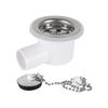 Sink Drain Strainer Stainless Steel Angle Fitting Waste Plug For Motorhome RV Boat Kitchen Bathroom Outdoor Camping Road Trip