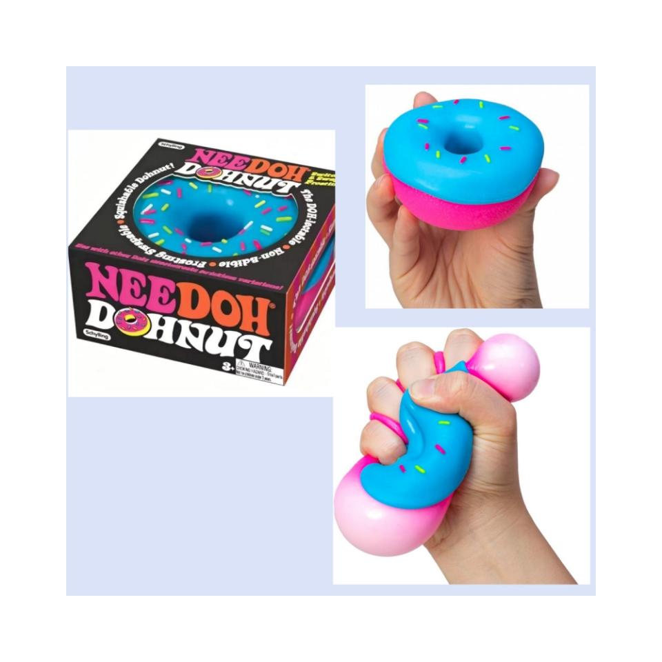 Nyankomst Schylling NeeDoh Gelé Doughnut Klemmelegetøj Stressaflastning Blødt Legetøj med Langsom Tilbagefjeder Perfekt Gave 3