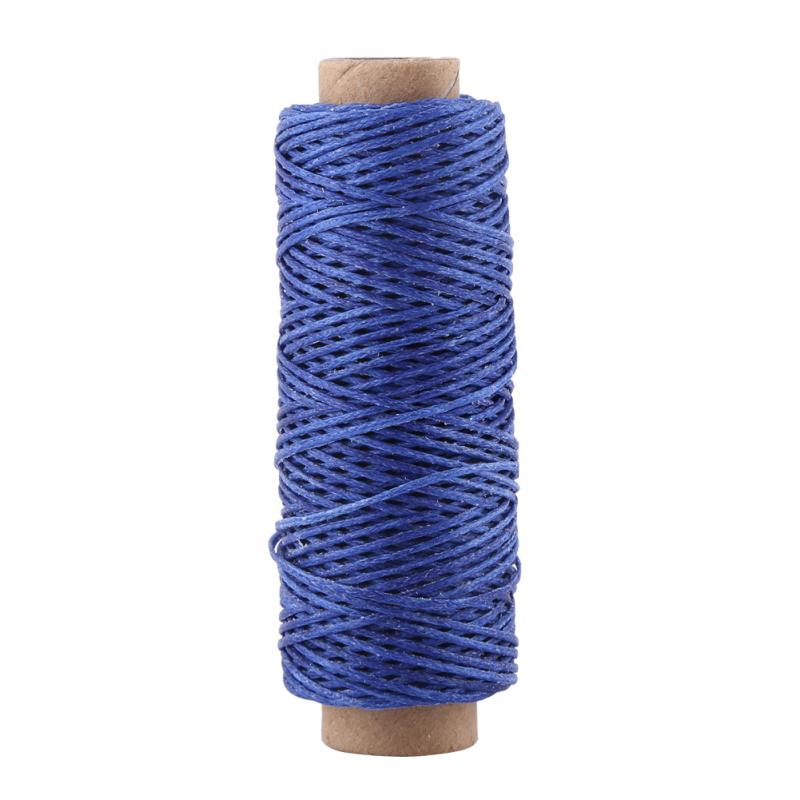 50m 150D 1mm Roll Handmade Flat Waxed Sew Wax Line Thread Cord Sewing threads For Diy Leather Sewing needlework tool