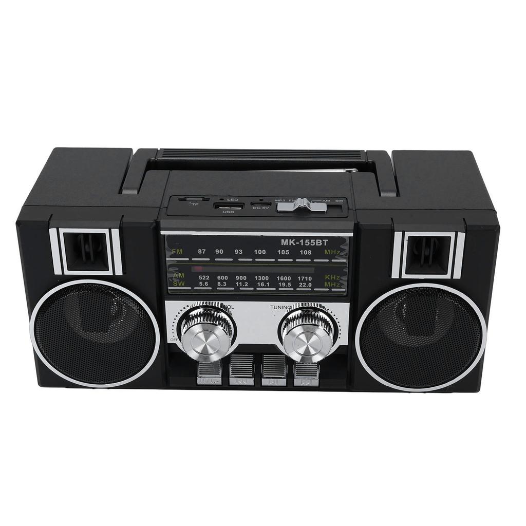 Portable FM AM SW Radio Full Band Clear Sound Quality Radio with RGB   Speaker for Garden   Bathroom