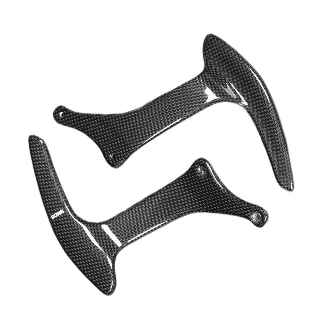 Prepreg Dry Carbon Fiber Paddle Shifters Plain Weave Replacement for Ferrari F430 458 Italia Spider Speciale F12