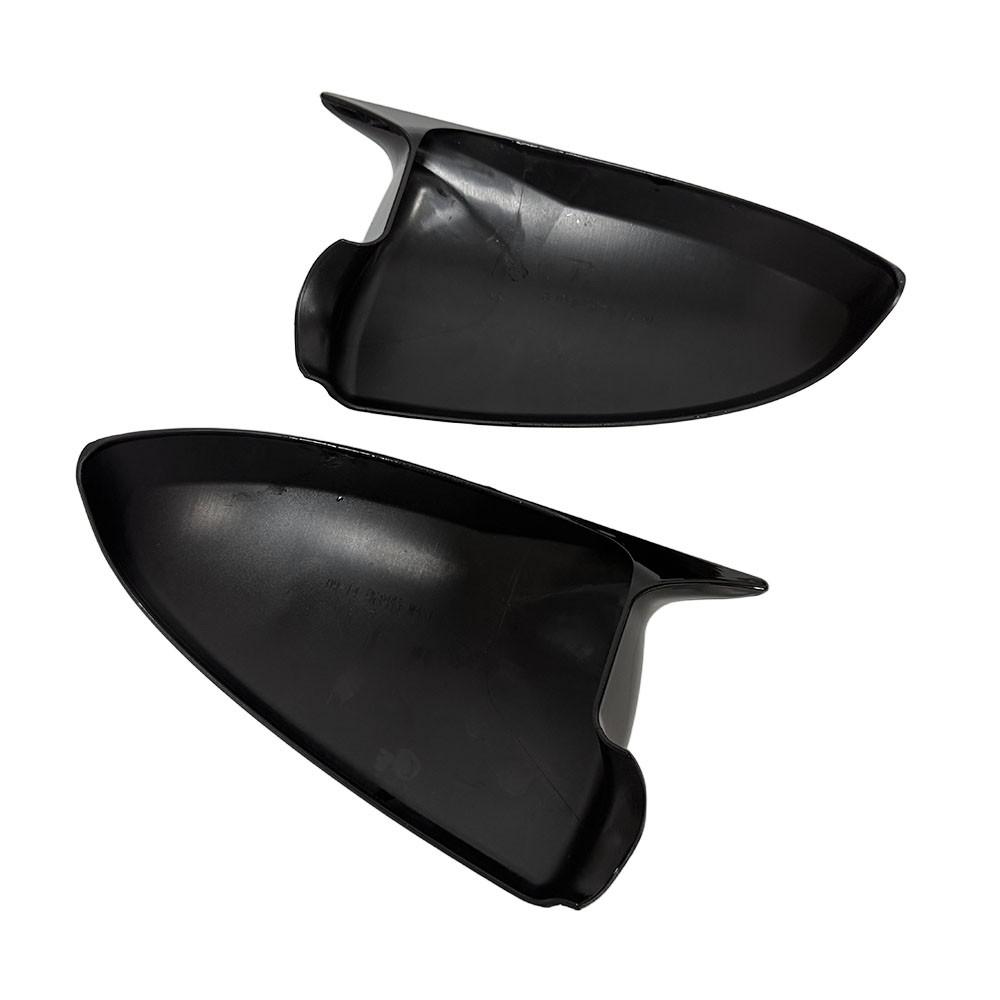 For Mercedes Benz Smart Fortwo W451 2008-2014 2x Car Sticker Rearview Side Mirror Cover Wing Cap Exterior Case Trim Decoration