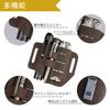 VIPERADE PJ13 EDC Leather Knife Belt Flashlight Handcrafted Organizer Sheath for Tactical and Tools Sheath, Sheath/Leather Holster/Leatherman