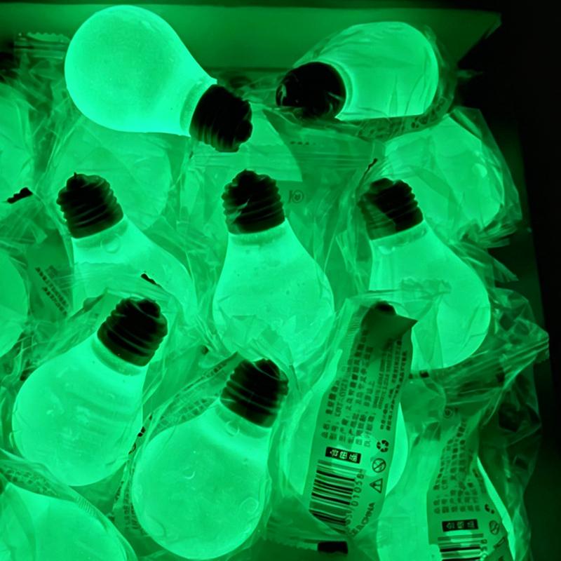 Soft Squishy Light Bulb Maltose Luminous Squeeze Toy Slow Rebound Sensory Fidget Toy Anxiety Relief Novelty Decompression Gift