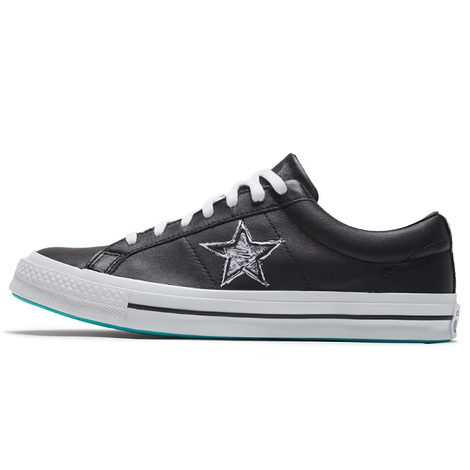 

Converse One Star Graffiti Black White Black White 166487C 36