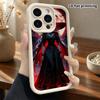 Phone Case: 2D Flat Design Suitable for iPhone 18, 17, 16, 15, 14, 13 Pro Stepped Protective Case, Blood Moon Dark Witch, Christmas and Halloween Gift