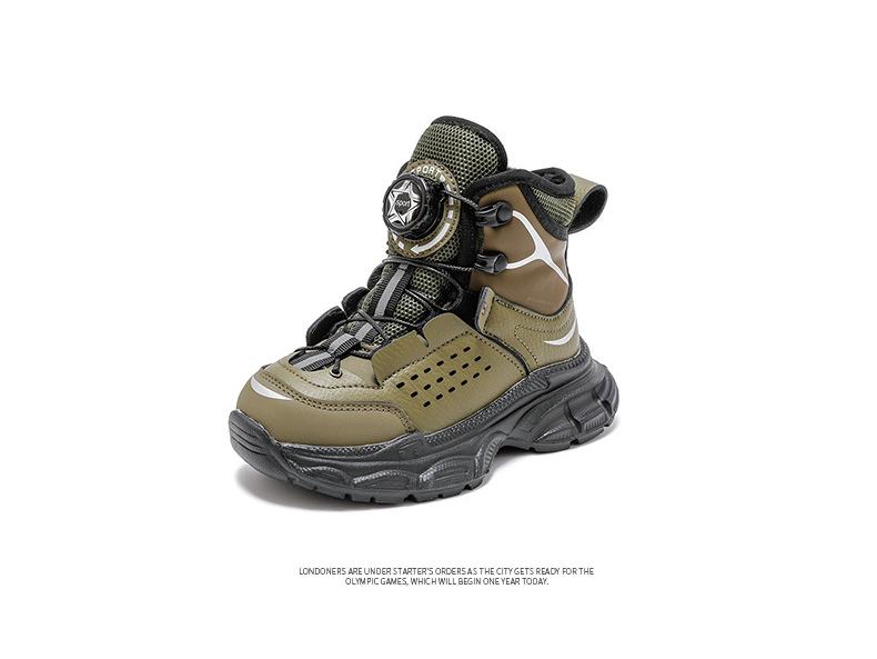 2025 Winter Kids' Fleece-Lined Korean Style Versatile Cotton Shoes - Boys' & Girls' Casual Sports Footwear