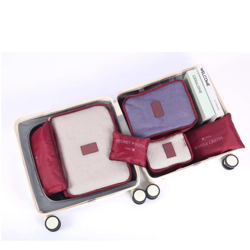 Oxford Cloth Travel Storage Bag for Shoes and Underwear, Packing Organizer Pouch