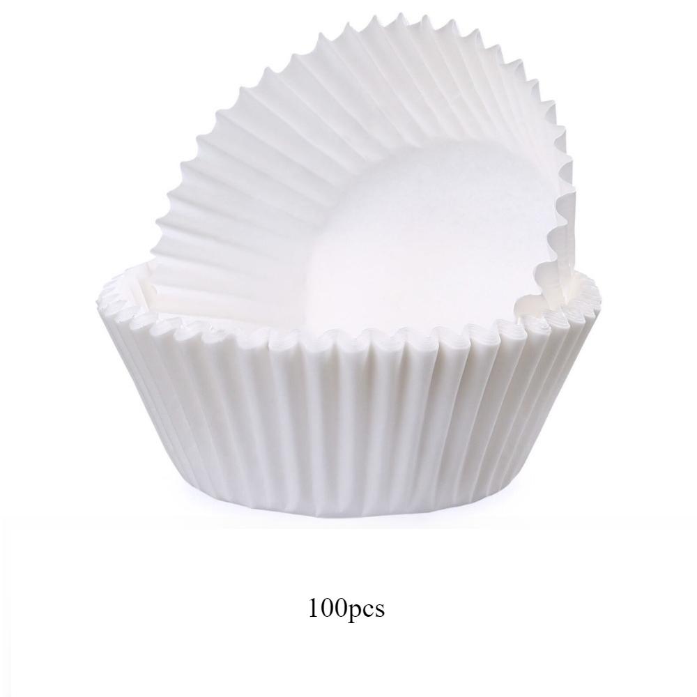 100 PACK BAKING CUP Premium Grease Proof Food Grade Cupcake Liners, Oven, Microwave Safe, Great for Muffins, Desserts, and More