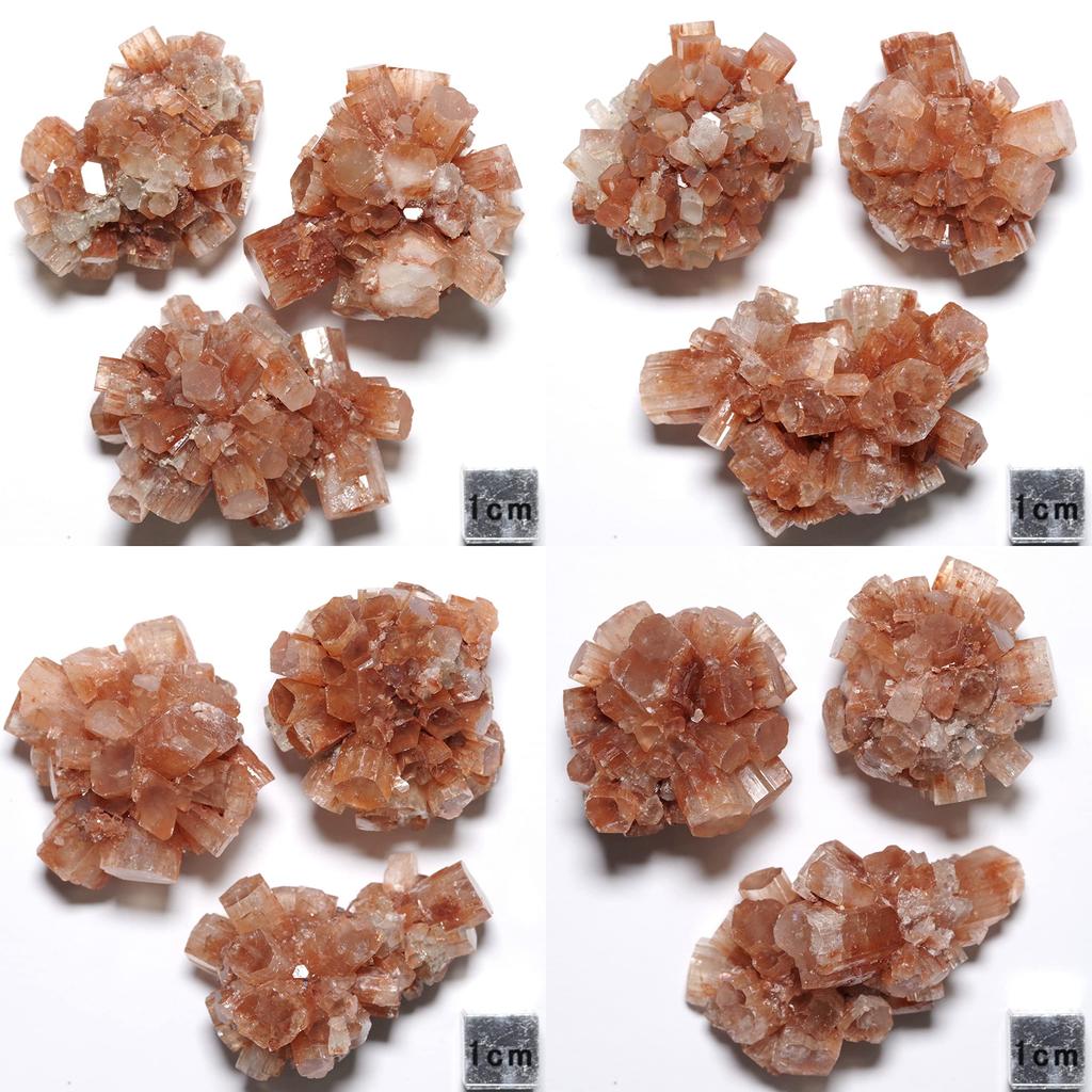 stone Natural mineral Aragonite from Morocco Crystal 3 pieces [N2 Natural] (Aragonite) - Tazouta, / (Raw stone [approx. 75g])