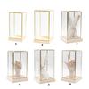 Display Case for Collectibles Glass Domes Miniature Clear Covers for Home and Office Embellishment
