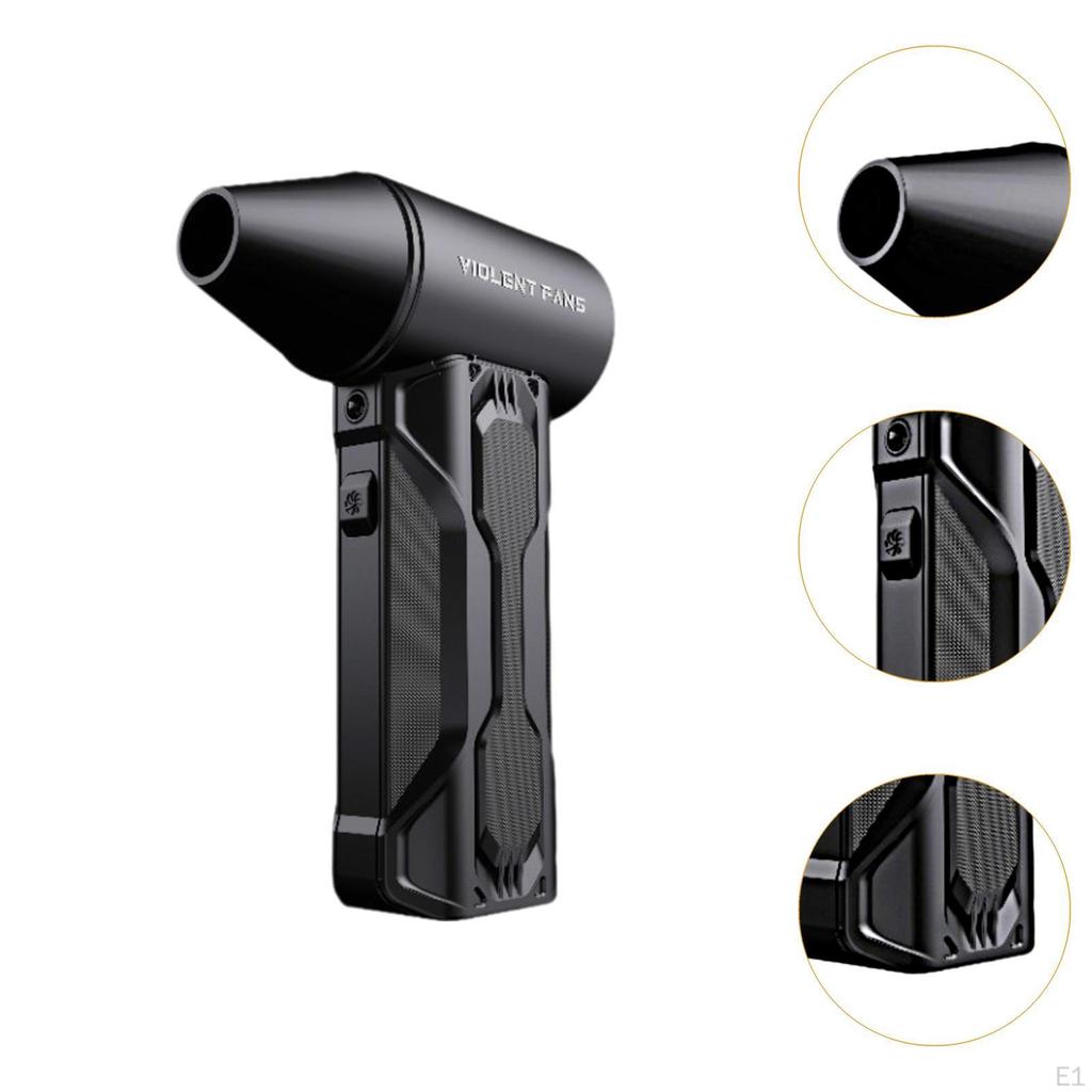 Compressed Air Duster Portable Blower 130000RPM Mini Cooling Handheld Fan Jet for Computer