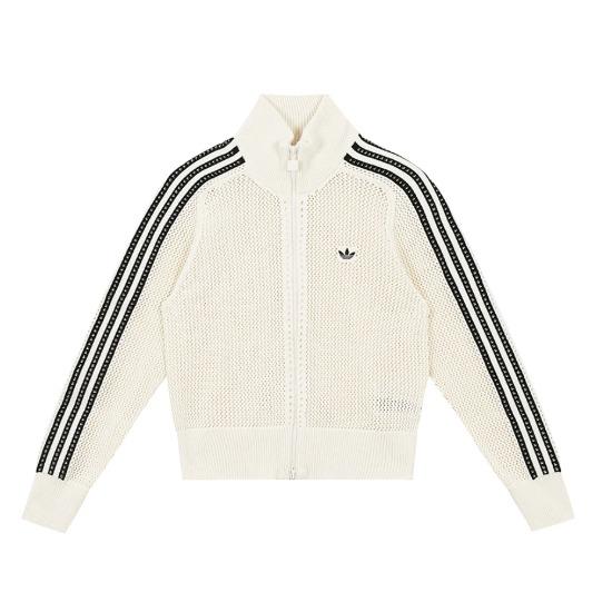 

adidas Originals Премиум Вязаный спортивный топ Куртка в стиле lifestyle Новый с биркой JD1082 Женский XS белый