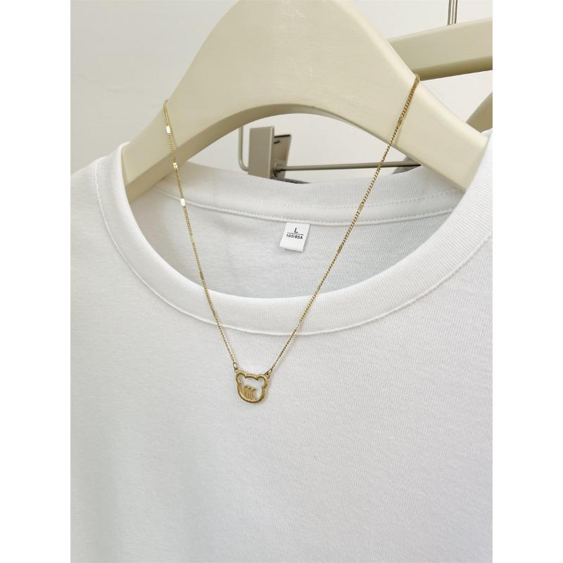 Women's Fashion Casual Summer Spring Solid Color Print Short Sleeve O-Neck Blouses & Shirts