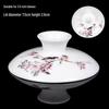 Gaiwan Teacup with Lid: White Porcelain Ceramic Tea Brewing Bowl, 7.5CM, Kung Fu Tea Set Accessory.