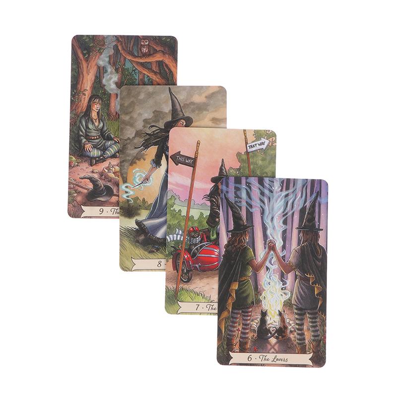 Tarotové karty Tarotová kniha v angličtině Everyday Witch Tarot Cards Tools